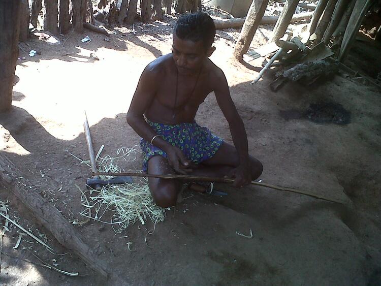 Bow and Arrow in making 